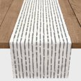 thumbnail image 3 of Creative Products Painted Strokes Gray 16x90 Poly Twill Table Runner, 3 of 3