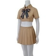 thumbnail image 2 of Adult Women and Girls Megan Dress Outfit with Crop Top Sailor Skirt for Carnival, Party or Masquerade, 2 of 7