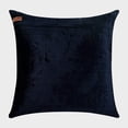 thumbnail image 3 of Cushion Cover Sofa, Navy Blue Decorative Pillowcases 16x16 inch (40x40 cm), Velvet Zippered Throw Pillow Covers, Abstract, Modern Couch Throw&nbsp;Pillow Covers - Crystal Gush, 3 of 3