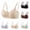 Beige, variant on Women's Non-steel Lace Stitching Comfortable Summer Womens Bras and Breathable Ruffled Bra