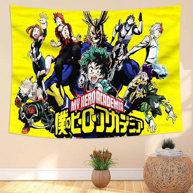 Tapiz para colgar en la pared My Heros Academias Midoriyas Izukus, 150 x 130 cm