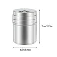 thumbnail image 4 of VQPeo Stainless Steel Spice Jars, Large Capacity Seasoning Containers, Portable Barbecue Condiment Bottles for Kitchen & Outdoor Grilling, 4 of 6