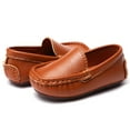 thumbnail image 4 of Odema Toddler Boys Soft Split Leather Slip-On Loafer Boat Dress Shoes, 4 of 7