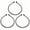 Black-M-New 3pc, variant on Metal Headbands for Men & Women, Adjustable Zigzag Hair Bands with Spring Circle & 0.3cm Wave Design, Non-Slip Black Sports Hairbands for Daily Wear, Running & Workout (3 Pack)