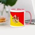 thumbnail image 3 of CafePress - Sicily Mug - 11 oz Ceramic Mug - Novelty Coffee Tea Cup, 3 of 4