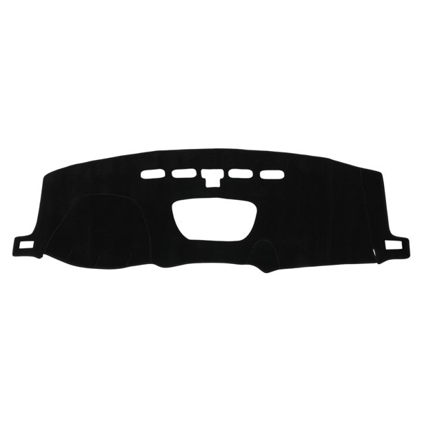 Cubierta del Tablero para Chevrolet Silverado 2019-2025 Alfombrilla de Consola Central Antideslizante de Poliéster Negro