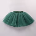 thumbnail image 2 of Godom Baby Girls Fluffy Tutu Skirt 6M-7T 3-Layer Soft Tulle Dress Newborn Photoshoot,Green, 2 of 4