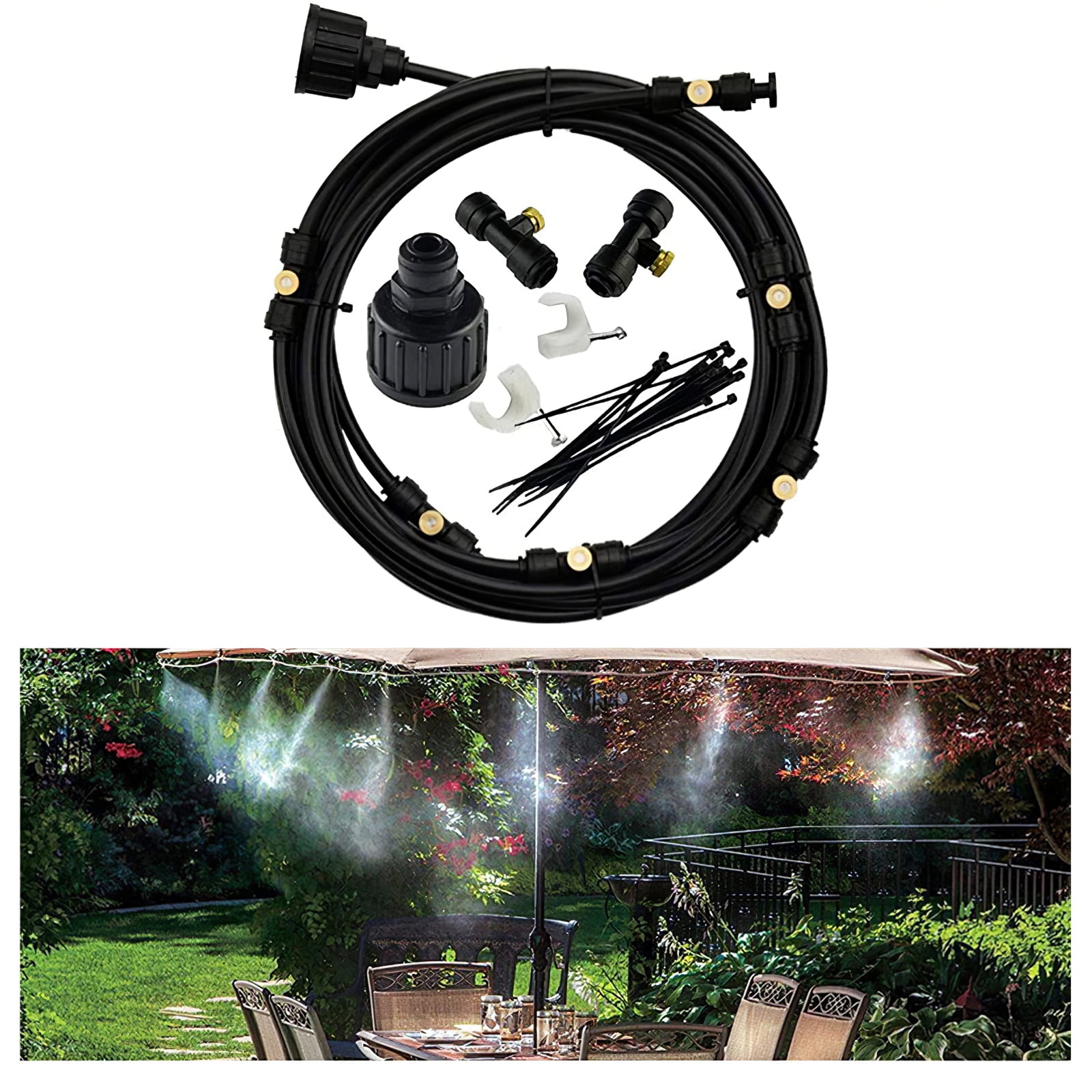 WREA 6M/235.8Inch Misting Cooling System Misting Line Water Misters For