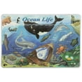 thumbnail image 2 of Painless Learning Educational Placemats Sets Jungle Life, Ocean Life, Farm Life and City Life Placemat Non Slip Washable, 2 of 4