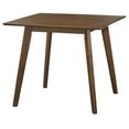 thumbnail image 3 of TMS Rochelle 5-Piece Indoor Dining Set, Includes Square Table and Chairs, Walnut/Multi-color, 3 of 13