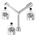 thumbnail image 3 of Uxcell Y Type 3 Way Hex Socket Wrench, 11mm 13mm 15mm Combination Repair Spanner Tool, 3.5-inch, 3 of 5