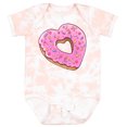 thumbnail image 3 of Inktastic Heart Shaped Donut with Pink Icing and Sprinkles Boys or Girls Baby Bodysuit, 3 of 5