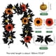 thumbnail image 2 of Hoja De Arce De Halloween, Corona De Otoño Artificial Para Decoración De Fondo De Puerta De Pared De Halloween Eigraketly HA041995-02, 2 of 6
