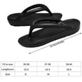 thumbnail image 2 of Chanclas de punta abierta para mujer, playa, piscina, fiesta, zapatillas casuales, sandalias planas de PVC antideslizantes 1 par sidaley AP1245-06, 2 of 7