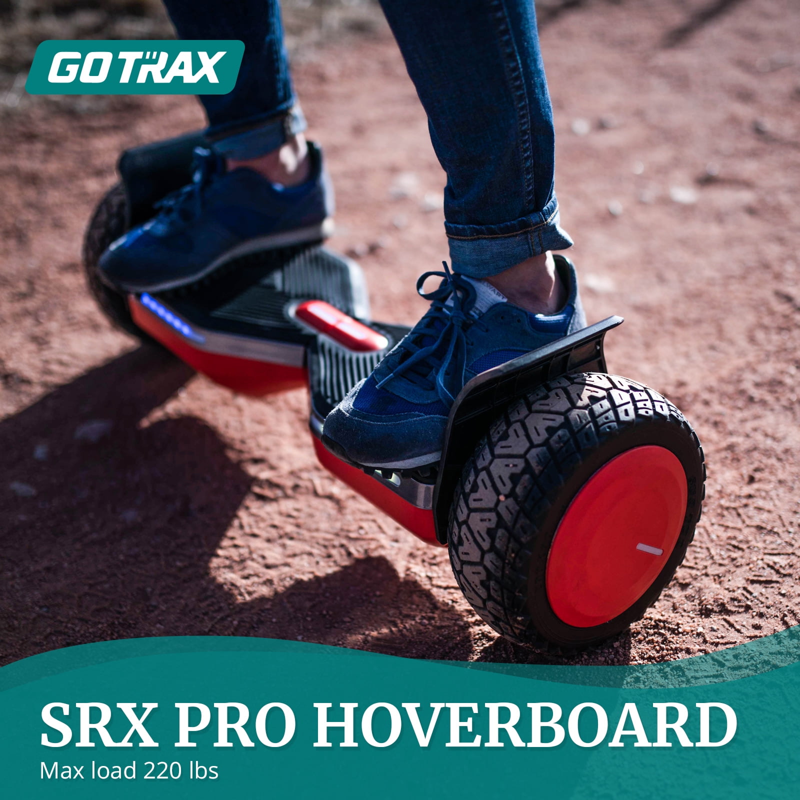 GOTRAX SRX PRO 8.5 Bluetooth Hoverboard UL 2272 Certified Off Road Hover Board