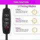 thumbnail image 4 of 2026 Led Grow Light, Full Spectrum Plant Grow Lights For Indoor Plants, Auto On & Off With 3/9/12h Timer, 9 Dimmable Lightness Clip-on Desk Grow Lamp, 4 of 4