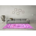 thumbnail image 3 of Ahgly Company Indoor Rectangle Abstract Purple Modern Area Rugs, 8' x 10', 3 of 4