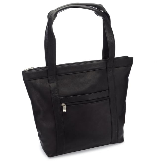 Le Donne Leather LD 8044 BL Double Strap Phalicia Tote Black Walmart