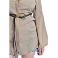 thumbnail image 4 of Blusa larga con manga globo y cinturón Roman Fashion/Juvenil, 10801 (Café) cafe M, 4 of 6