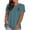 Blue Tops, variant on Tops for Women Plus Size Short Sleeve T Shirts Summer Crewneck Causal Tees Basic Plain Shirts S-3XL