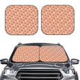 thumbnail image 2 of Haiem Mushroom Car Windshield Sun Shade (2 Pieces) Foldable Windshield Sun Shade Car Accessories for Truck SUV Pickup-Medium, 2 of 7