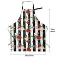 thumbnail image 5 of Picia Rose Flowers Waterproof Apron for Unisex Adult - Adjustable Bib Apron with Pockets, Ideal for Cooking, Gardening, Painting, and Household Chores, 5 of 9