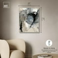 thumbnail image 5 of Scribbled Energy II Canvas Modern Wall Decor by Art Remedy, Silver Frame, 24 x 30, 5 of 7