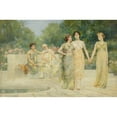 thumbnail image 3 of Francis Coates Jones 24x17 Black Modern Framed Museum Art Print Titled - Afternoon Idle, 3 of 5