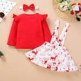 thumbnail image 5 of RIJOPUTY 18-24 Month Christmas Outfit Girls Christmas Clothes for Baby Boy Toddler Christmas Girl 9 Month Baby Girl Clothes Cute Outfits for Girls, Red 12-18 Months, 5 of 9