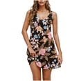 thumbnail image 2 of Rciityk Women's Summer Dresses Sleeveless Floral Mini Dresses Boho Pockets Tank Dress Casual Round Neck Beach Vacation Outfits, 2 of 6