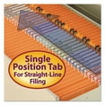 thumbnail image 5 of Smead, SMD17510, Straight-cut 2-ply Tab Legal File Folders, 100 / Box, Orange, 5 of 8