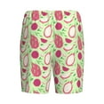 thumbnail image 4 of Picia Dragon Fruit 1 Pajama Shorts for Men, Men's Pajama Bottoms, Sleepwear,Short Pajama Pants-Small, 4 of 9