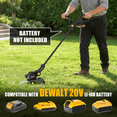 thumbnail image 3 of Cordless Weed Eater & Leaf Blower Combo Compatible with Dewalt 20V Max Battery(Tool Only), 12" Weed Wacker & String Trimmer Edger 3-in-1, Battery Operated Weed Trimmer with Auto-Feed, 3 of 12