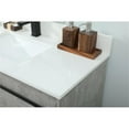 thumbnail image 4 of 40 inch single bathroom vanity in concrete grey with backsplash, 4 of 8