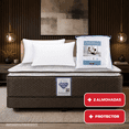 thumbnail image 1 of Colchón Spring Air Matrimonial Super Value + 2 Almohadas De Regalo + Protector Ensueño, 1 of 5
