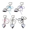 thumbnail image 3 of Sweet Bowknot Heart Keychain Pendant Lovely Hanging Decorations Keyring Charm for Purse Bag Backpack Handbag Ornament, 3 of 10