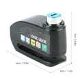 Bicycle Alarm Disc Lock Security Alarm Disc Brake Lock Riding Equipment
