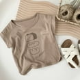 thumbnail image 2 of Otqutp Baby Beach Clothing Sets for Summer Boys Summer Solid Color Simple T Shirt Bread Pattern Casual Daily For 0 To 3 Years, 2 of 6