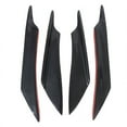 thumbnail image 3 of 4Pcs Carbon Fiber Car Bumper Fin Canard Splitter Diffuser Spoiler Air knife, 3 of 5