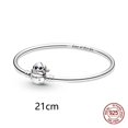 thumbnail image 1 of Abalorios de plata de ley 2023 para mujer y niña, cuentas colgantes compatibles con pulsera Pandora Original, collar, joyería artesanal, regalo, 100%, 1 of 4