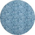 thumbnail image 2 of Addison Rugs Mayfield Premium Machine Washable Transitional Floral Blue Round Rug, 8' x 8', 2 of 6