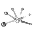 thumbnail image 4 of Stainless Steel Measuring Spoons Set of 6 For Dry And Liquid Ingredients, 4 of 8