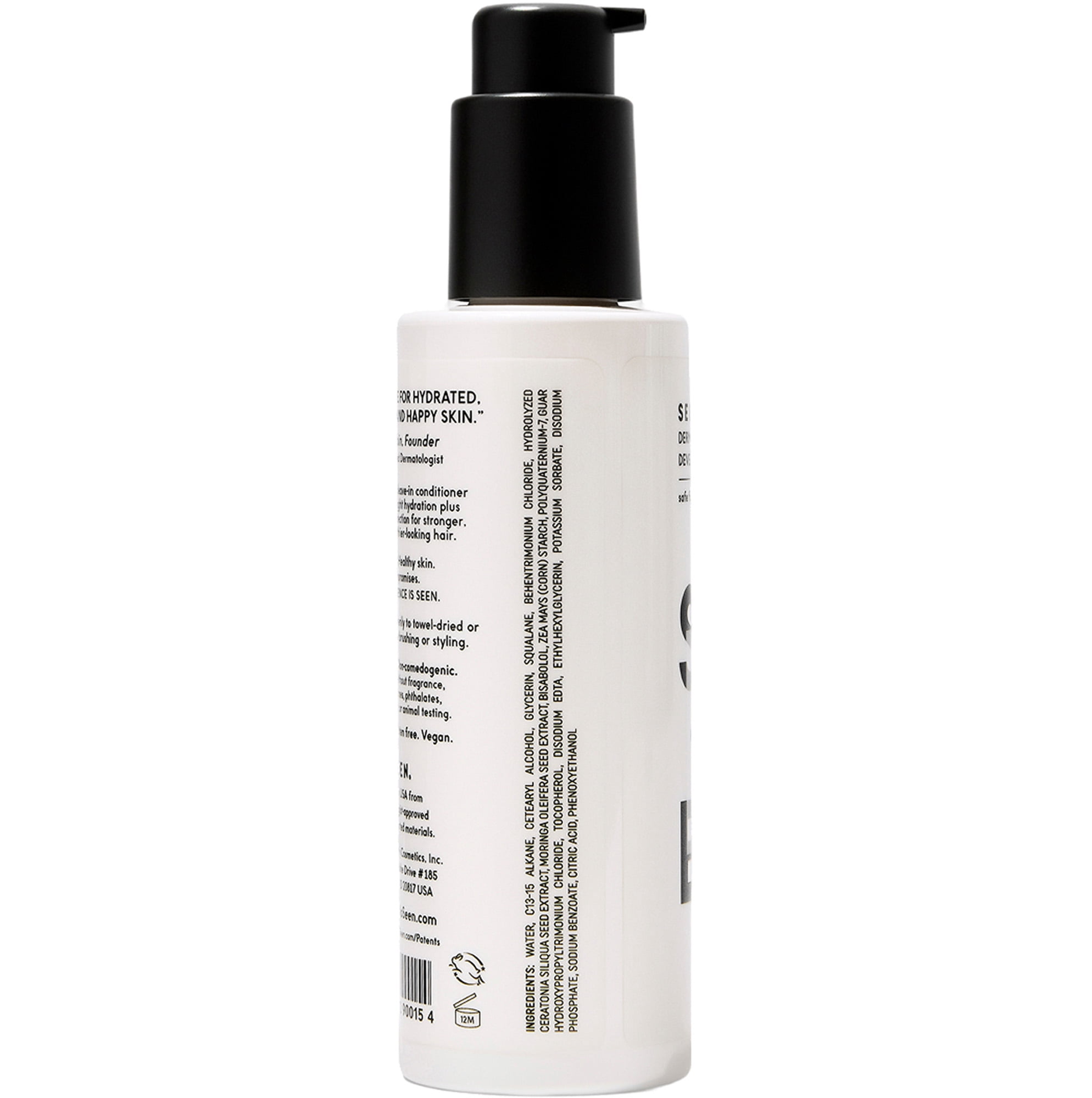 SEEN Leave-In Conditioner, Fragrance Free - Leave-In Hair Conditioner & Heat Protectant - Detangles & Hydrates- Formulated without Parabens, Sulfates or Phthalate - 5 fl oz
