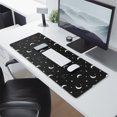thumbnail image 2 of Long Mouse Pads for Desk,Black White Moon Star Pattern Desk Mats on Top Of Desks, Desk Mouse Pad Extra Large with 3mm Non-Slip Base and Stitched Edge for Gaming,Office,Work,Home 31.5"x11.8", 2 of 6