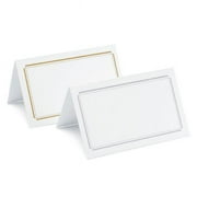 Weddingstar P50-77 Package of 50 Double Border Cards- Silver