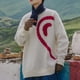 thumbnail image 5 of Suéteres de punto holgados de otoño e invierno para hombre, novedad en diseño, sudadera informal de estilo coreano, jersey barato para hombre, 5 of 5