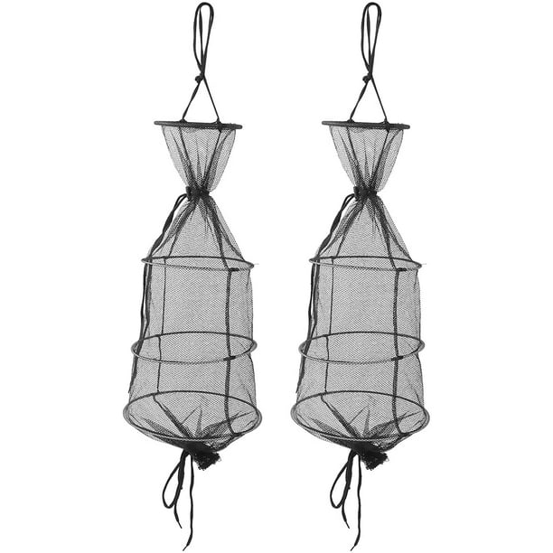 Floating Fishing Basket, Steel Wire Mesh Fish Cage, Fishing Man for