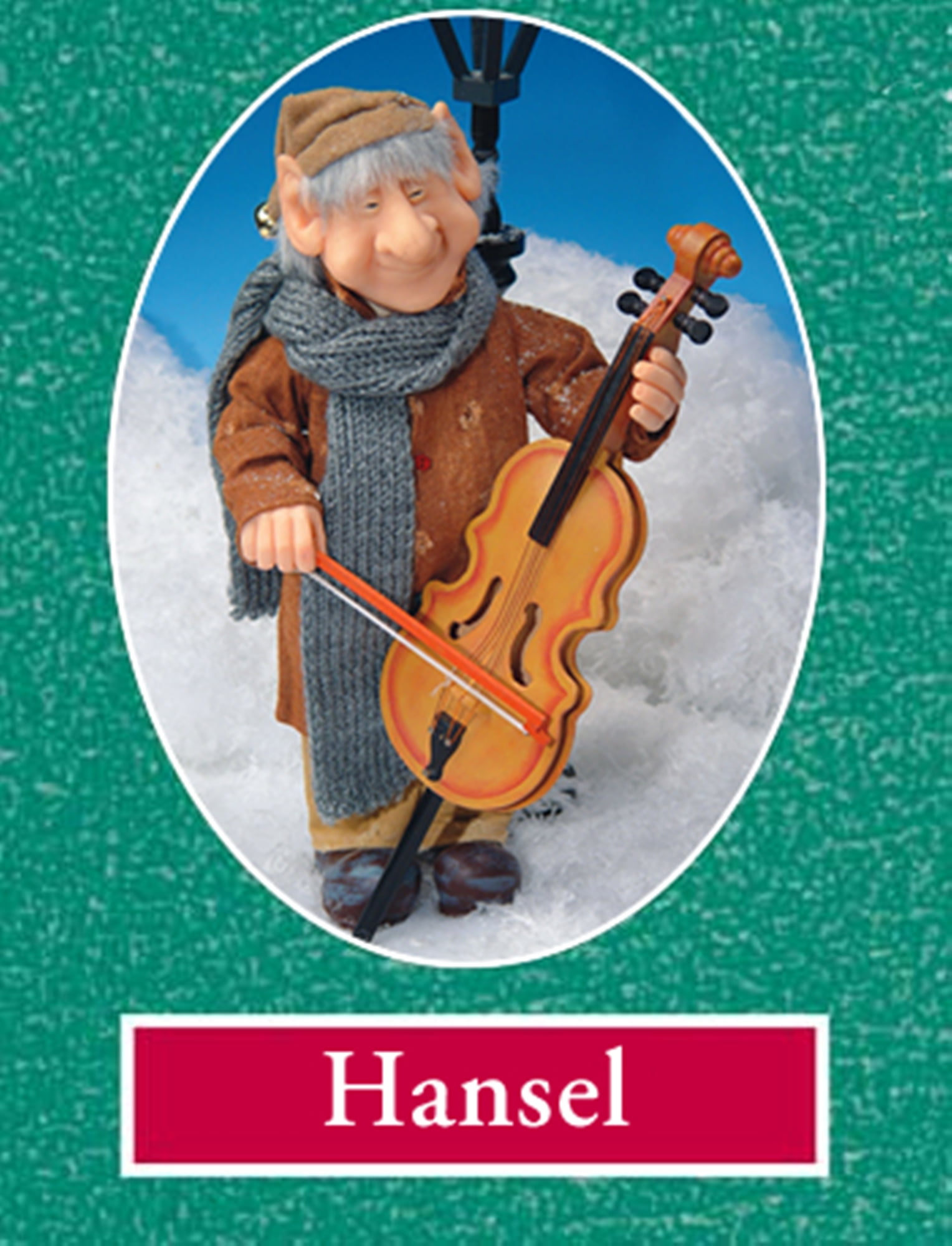 13" Zims The Elves Themselves Hansel Collectible Christmas Elf Figure