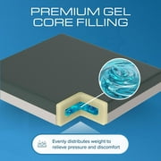 Kolbs Gel Extreme | Wheelchair Cushion Gel Seat Cushion | 3 Inch Thick (16 x 16 x 3)
