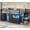 Black, variant on Afuhokles Low Loft Bed Twin Size with Stairs, 7 Drawers, Bookcase and Led Lights, Pink